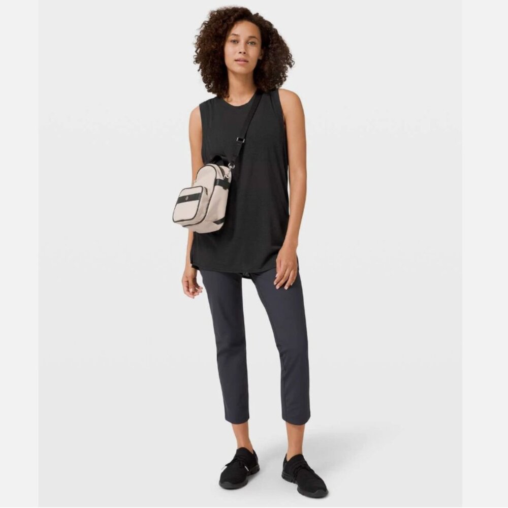 NWOT Lululemon Uncovered Tank Sheer Black